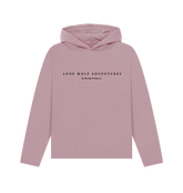 Mauve Lone Wolf Retreat Hoodie