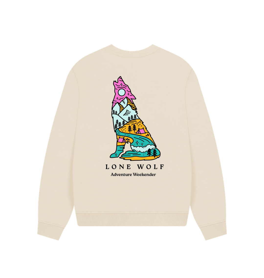 Lone Wolf Retreat Oversized Jumper