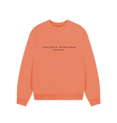 Apricot Lone Wolf Retreat Oversized Jumper