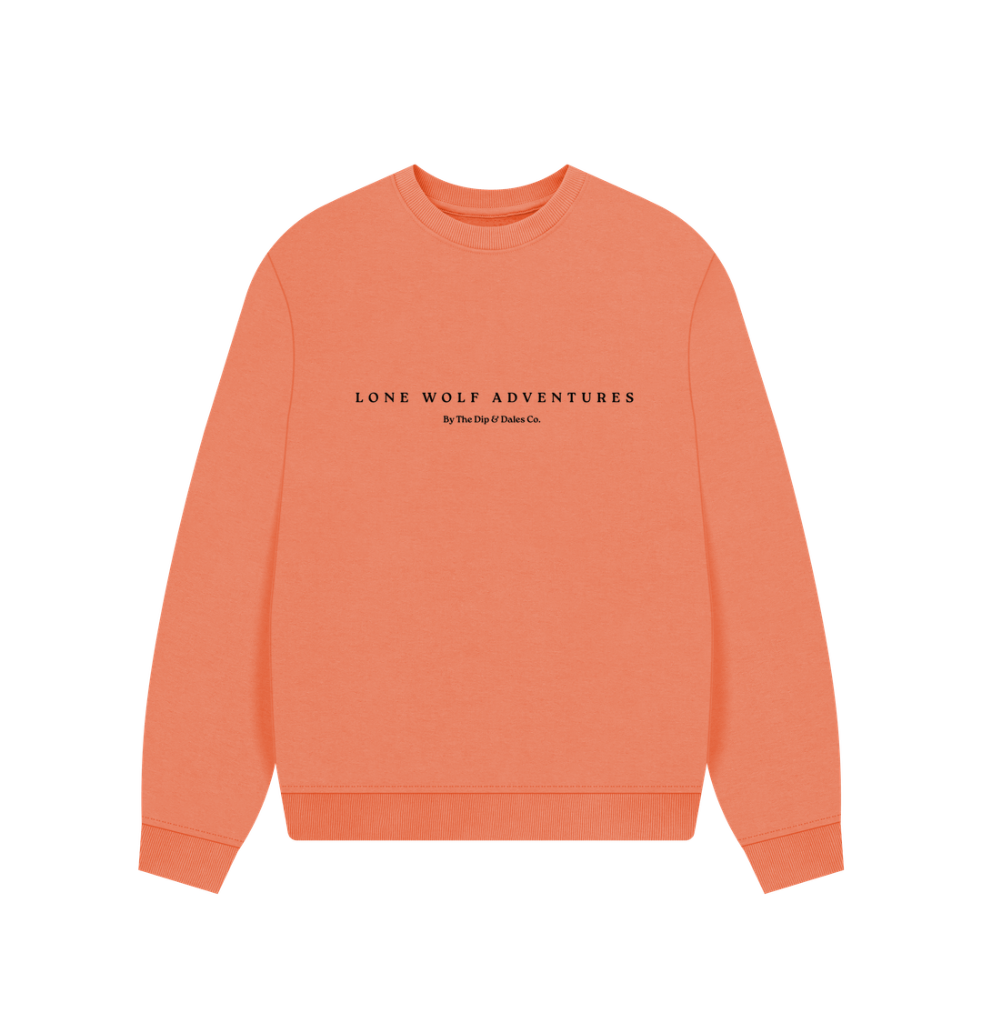 Apricot Lone Wolf Retreat Oversized Jumper