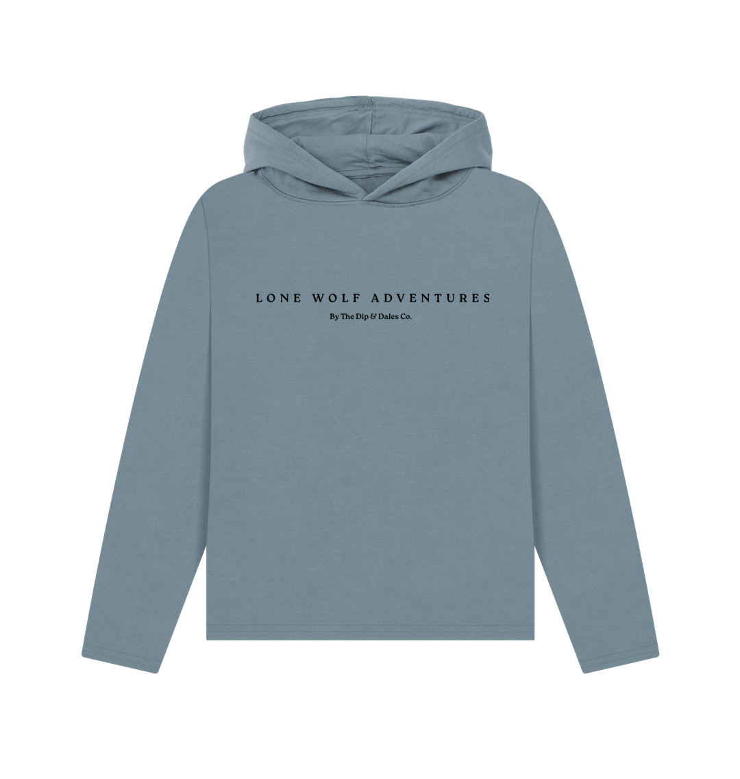 Stone Blue Lone Wolf Retreat Hoodie