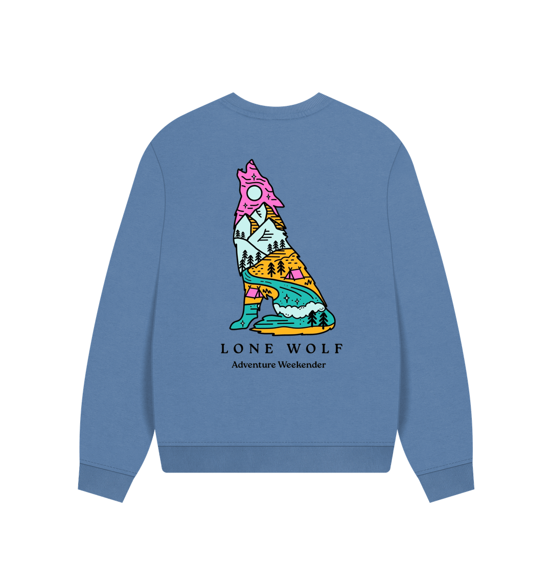 Lone Wolf Retreat Oversized Jumper