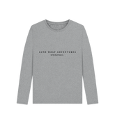 Athletic Grey Lone Wolf Long Sleeve Tee