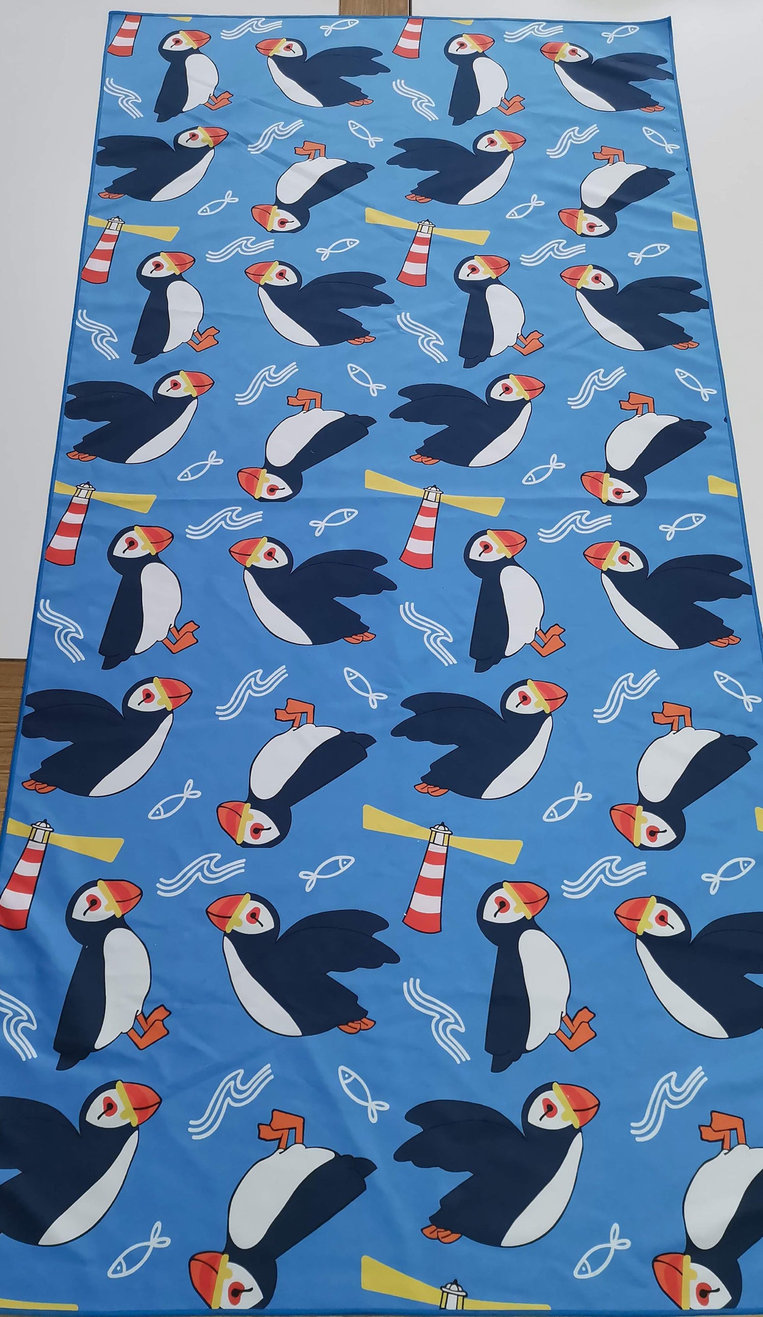 The Puffin Made Me Do It Towel