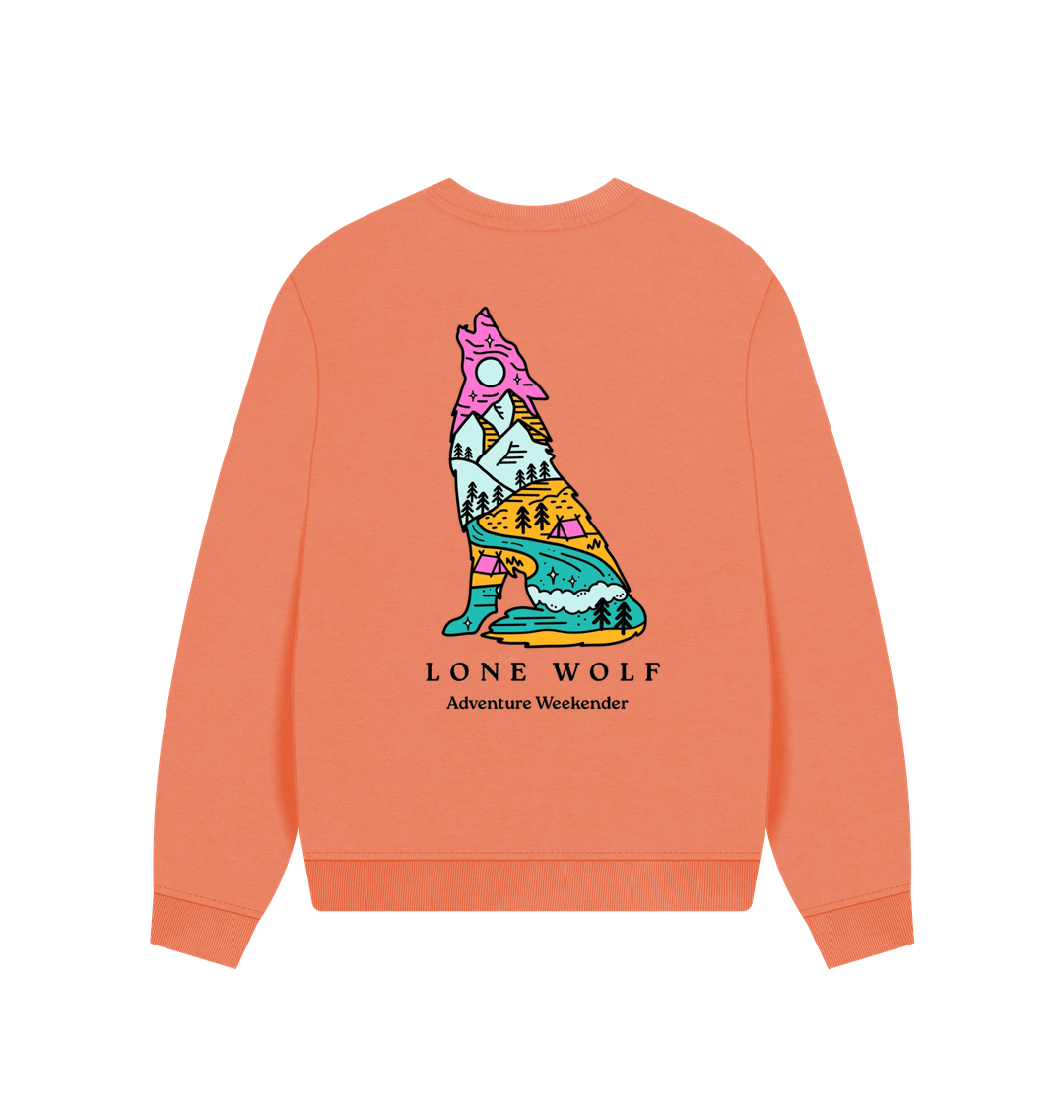 Lone Wolf Retreat Oversized Jumper