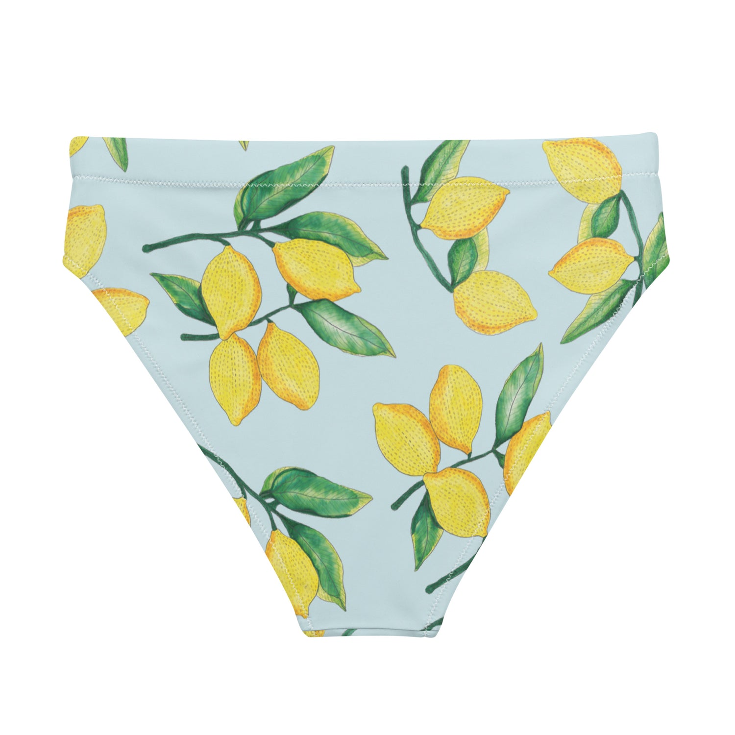 When Life Gives Lemons Recycled High-waisted Bikini Bottom