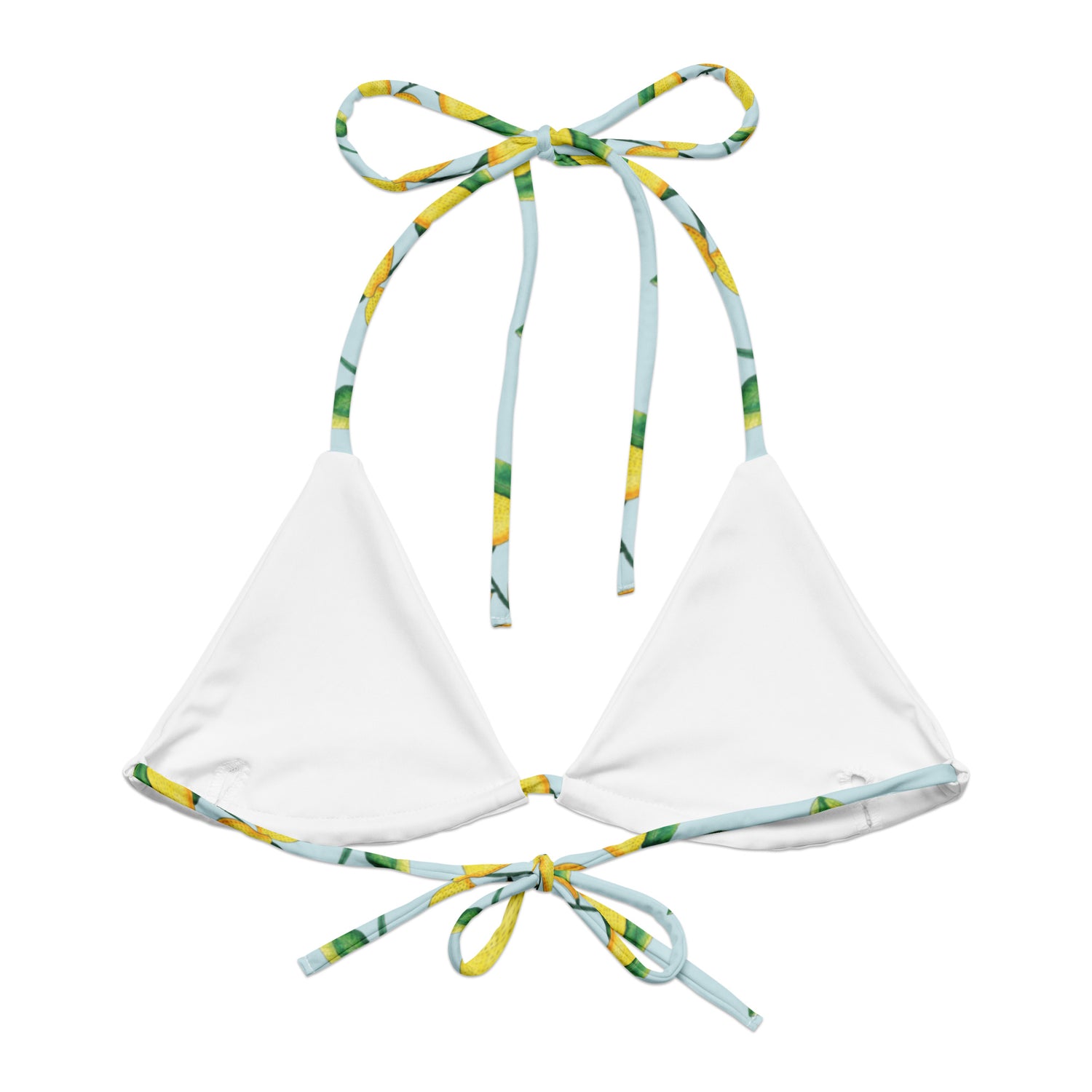 When Life Gives Lemons Recycled String Kini Top