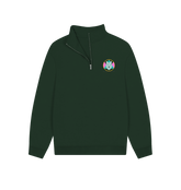 Evergreen Lone Wolf Quarter Zip Sweater