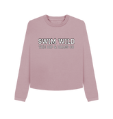Mauve Swim Wild Boxy Jumper